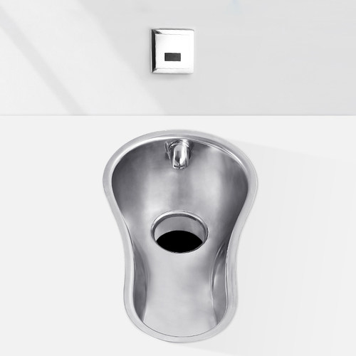 温华 窄边不锈钢蹲坑水箱整套酒吧ktv厕所蹲便器公共化妆室大便池