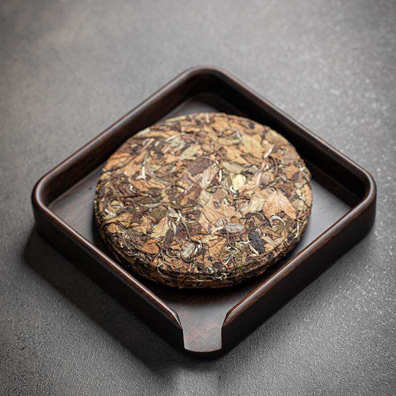 实木一体ltao6732黑撬木檀茶饼分茶普洱茶盒托盘茶盘开茶盘赏茶盘