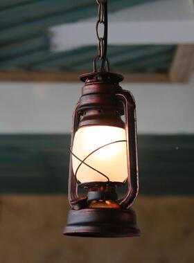 油灯台中式老油灯复古老式马灯经典MD-005仿吊古煤酒吧咖啡厅阳台
