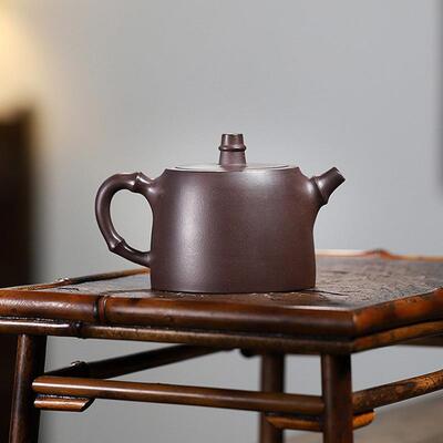 一件批宜兴起原矿老紫泥紫壶用手工家紫砂砂壶无品牌/百福汉铎紫