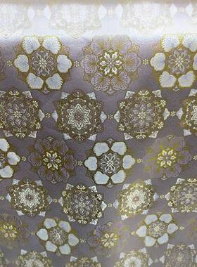 国风高档金丝提花工织WOM锦缎服装布料儿中童拜年服汉服手di包y装