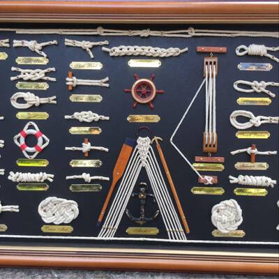 绳结装饰画墙工体艺房间画框壁饰酒店文挂画背景墙7343装民宿艺饰