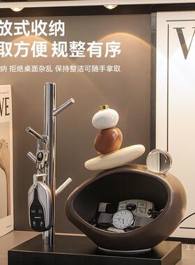 匙F98T6TTH收纳关玄摆件入户门口鞋物柜客厅电视柜装饰品乔迁礼钥