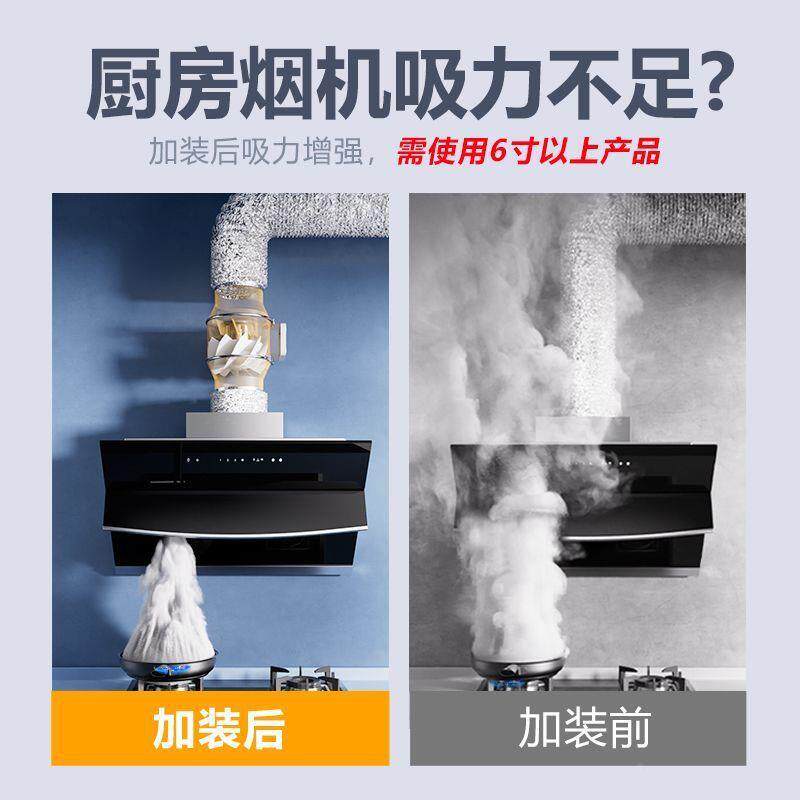 管道机排气扇房用无品牌/油烟厨强扇力排风抽家风机卫生间换气扇