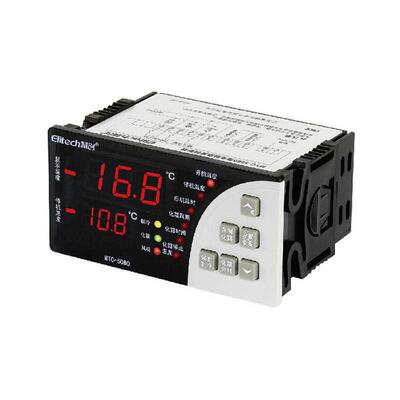精创Elitech温控器MTC-5080冷库温度控制制冷化霜风机蜂鸣器报警