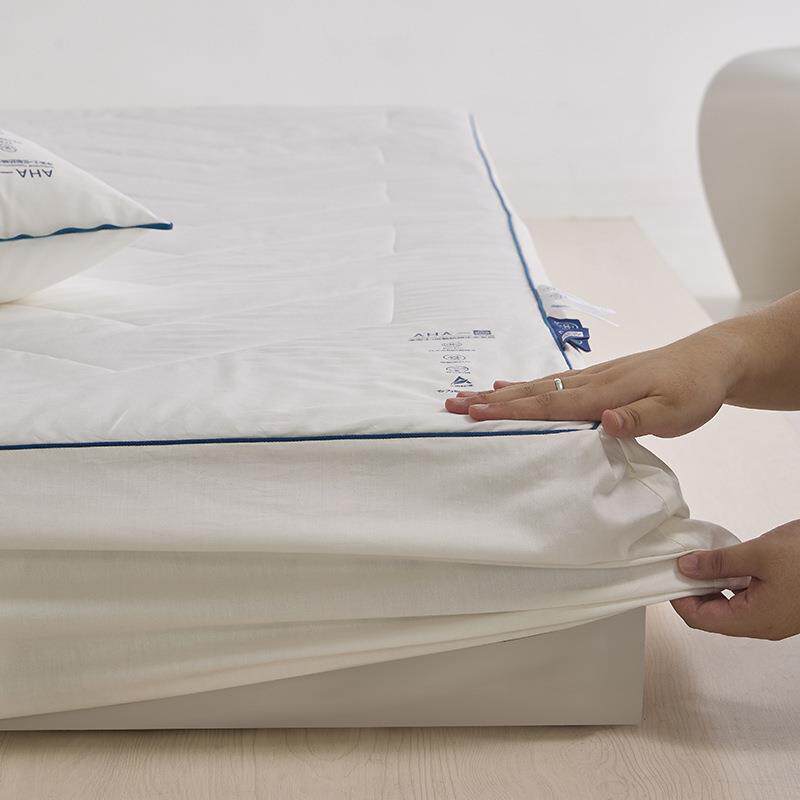 北欧轻奢低敏防螨抗菌床护垫全棉绗缝夹棉床笠席梦思保护垫床罩