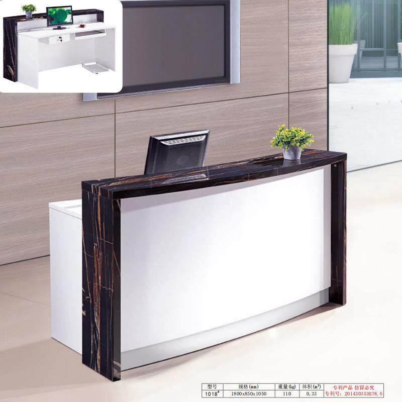 烤漆公司咨询台迎宾台前台接待台收银吧台办公柜台前台