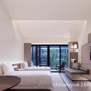 厂家制作酒店全套家具酒店大堂餐厅沙发桌椅酒店套房家具配套