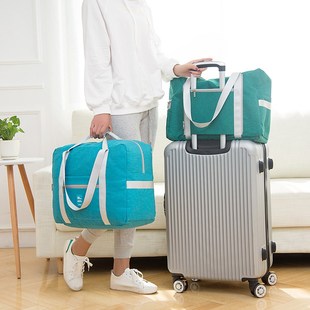 手提旅行包女轻便可套拉杆箱大容量收纳袋折叠包短途便捷行李包