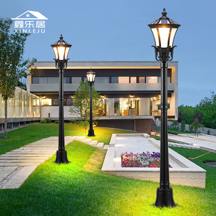 太阳能草坪灯户外庭院灯led防水花园草地灯欧式 别墅地插草坪灯