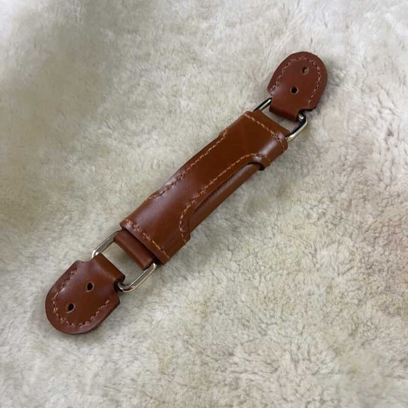 行李箱头层牛皮料提手拉手箱包配件柜子手柄拉手真皮皮料扶手拉片