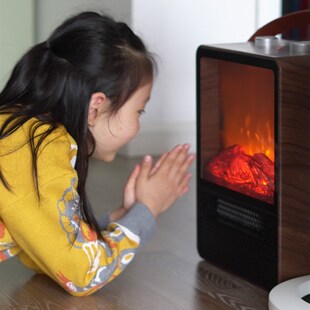 wewarm取暖器彷真火焰电热暖气家用浴室暖风机壁炉超市同款暖炉