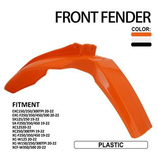 配件前挡泥板前瓦塑料件 300越野摩托车改装 适用KTM新款 EXC250