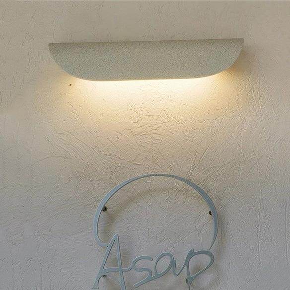 壁灯瓦片别墅墙灯户外防水门店招牌装饰水泥磨砂石入户门头墙壁灯