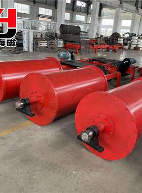 RCT永磁滚筒上部给矿磁选机去除铁屑杂质除铁器水泥磁选矿山钢铁