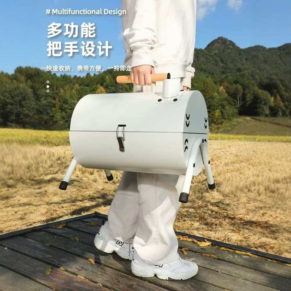 烧烤炉家用户外折叠便携式烤串炉子全套木炭碳烤露营小型烤肉架子