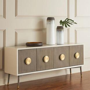 美式轻奢玄关柜后现代电视柜客厅储物柜样板房装饰柜可家具