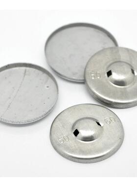 铝包扣UZW包铝钮布扣沙胚发软包扣铁底包扣胚底包扣金属扣