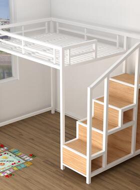 简约现上床下桌架床多功能XJY19112学代生公寓单人低床高家用铁双