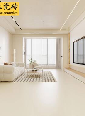 金绒丝柔光砖超防污超白胚金丝绒超柔光瓷砖750x15客防00厅地砖滑