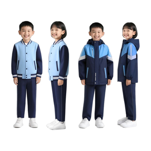 【教育】新款 南昌市小学生统一校服 春秋季长袖男女同款校服套装