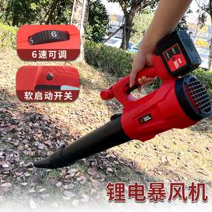 吹雪机大功率工业用锂电鼓风机吹树叶吹风机充电式车载大棚除尘器