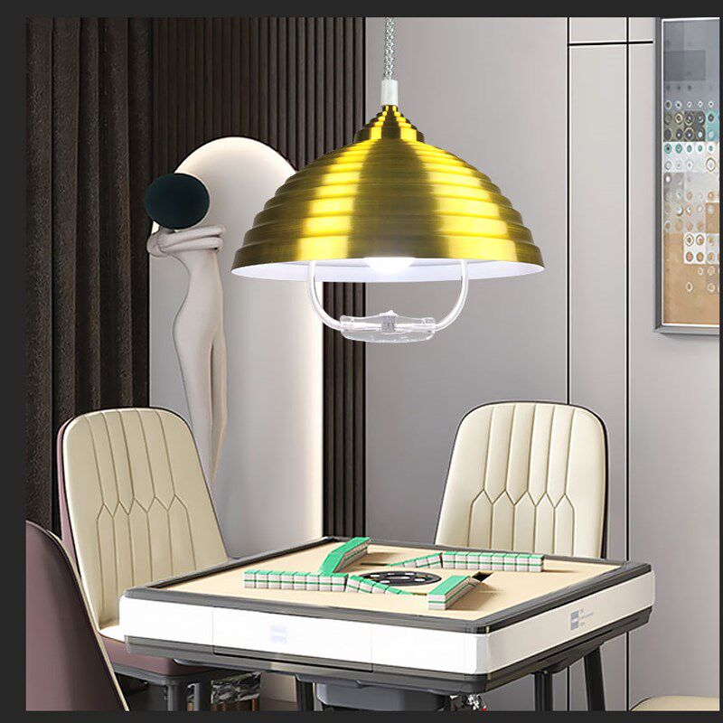 现代简约吊灯升降灯棋牌室麻将灯伸缩饭厅灯吧台吸顶灯卧室书房灯