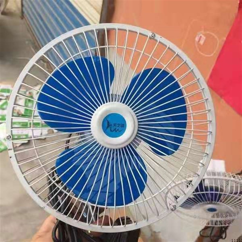 车载风扇12v 24v伏汽车用电动车48v大货车小电扇大风力强力迷你吊