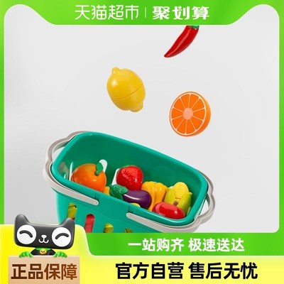 贝恩施儿童水果切切乐玩具仿真蔬菜小孩可啃咬果蔬女孩男孩过家家