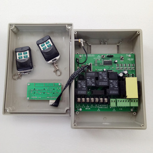 智能双开门平移门控制器LKD k22AB对开直线遥控互锁一控二主控板