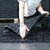 货10GKHX100家用室内健身用0隔音减震地垫环保味无健身房现橡胶地