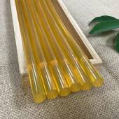 2KG箱透明高热TWI熔胶棒11mm7mm粘度黄色熔胶条热厂家