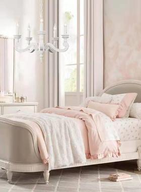 R9112-5-6美式乡村简约木艺吊灯厅法式创意客厅餐卧室公房主衣帽