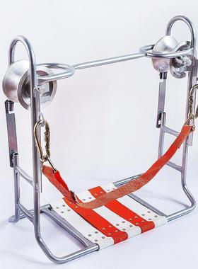 直通讯电工滑椅通高000018空滑椅双轮椅钢轮滑板吊滑销轮工具讯滑