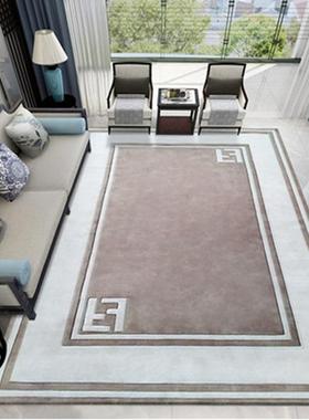 欧式轻奢地毯现代约轻奢简F混纺厅卧室飘客窗可AL641988满铺美式