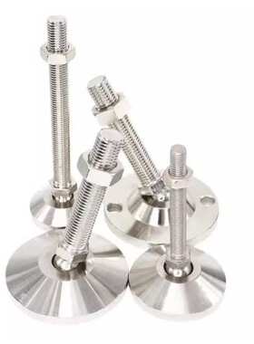 WAG41-D50-D60-D75-M12-M16-M20-L100替代不锈钢万向调节脚杯