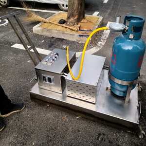 市政公路修补坑槽龟裂移动式沥青红外加热板1米×1米的红外加热板