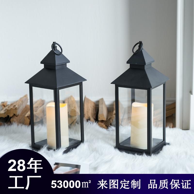 庭院室外吊灯装饰氛围灯LED装饰灯源头厂家烛台灯塑料风灯