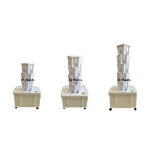 无土栽培设备立体种植水培塔气雾栽培系统家庭种菜机带LED植物补