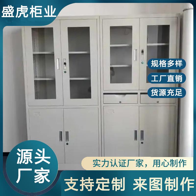 办公钢制文件柜加厚文件档案柜钢制资料档案凭证存放柜资料展示柜