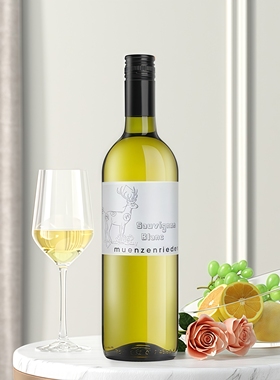 奥地利进口 长相思干白葡萄酒750mL果香不涩佐餐酒派对宴请微醺