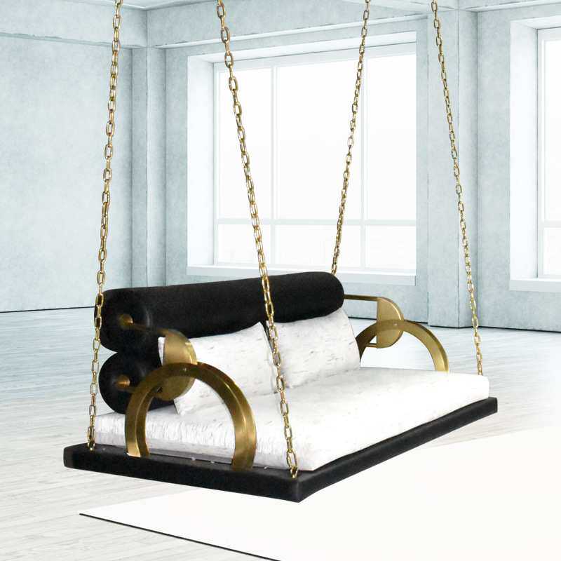 广东佛山龙江沙发家具厂家直销成人阳台家用网红双人秋千吊椅摇椅