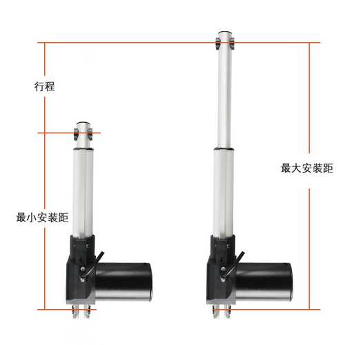 500mm行程艾灸椅起身沙发电动推杆智能设备大推力电动推杆