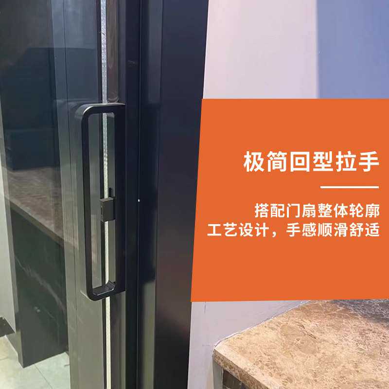 现代极窄铝边框推拉门阳台吊趟门客厅卧室吊轨移门书房吊趟推拉门