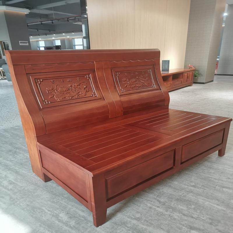 志光实木沙发单人位双人位贵妃组合现代中式客厅仿古木质家具,电子元器件市场,其它元器件,淘宝优惠券,粉丝福利购,淘宝优惠卷