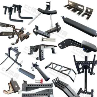 MT深蹲架75方管配件侧平举腿屈伸存片杆多功能配件26孔径50距