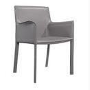 TY1919#餐椅意式轻奢马鞍皮椅合集有扶手布艺面料颜色改色全