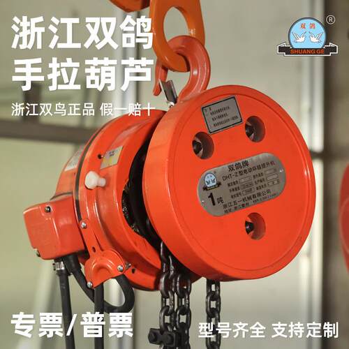 双鸽电动葫芦DHT-Z型家用小型环链电动提升机2T3T5吨环链电葫芦