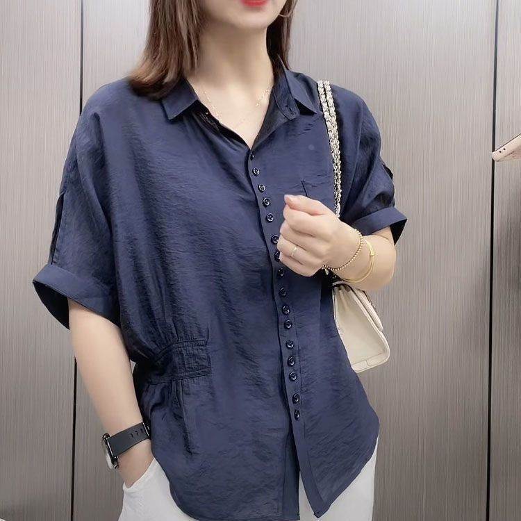 现货 I 正品 天丝麻上衣夏季蝙蝠衫优质高档面料女士宽松韩版小衫