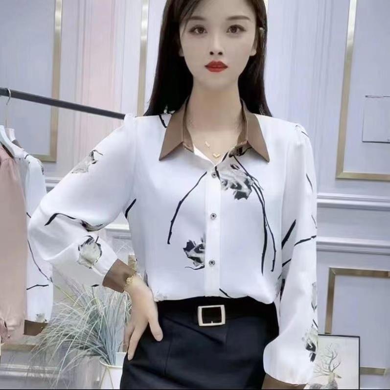 秋季新款妈妈装时尚洋气显瘦长袖衬衫中年女洋气减龄百搭上衣开衫